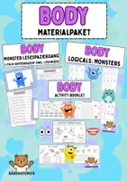 Vorschau - Arbeitsblätter - Body: Materialpaket (Englisch Grundschule) - Deckblatt
