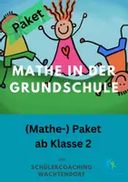 Vorschau - Arbeitsblätter - Materialpaket Mathe ab Klasse 2 mit Lösung - Deckblatt