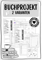Vorschau - Stundenentwürfe - Materialpaket: Buchprojekt mit und ohne Leporello - Deckblatt