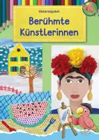 Vorschau - Mal- und Bastelvorlagen - Berühmte Künstlerinnen im Kunstunterricht der Grundschule, Materialpaket - Deckblatt