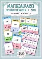 Vorschau - Spiele - Materialpaket: Ich habe ... Wer hat ...? Mathematik Klasse 1/2 Grundschule (wachsendes Paket) - Deckblatt