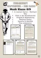 Vorschau - Arbeitsblätter - Haftbefehl im Musikunterricht - Deckblatt