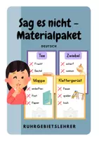 Vorschau - Spiele - Materialpaket - Sag es nicht - Deckblatt