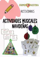 Vista previa - Manualidades / Dibujos para colorear - Actividades musicales navideñas - Portada