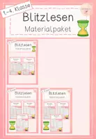 Vorschau - Arbeitsblätter - Großes Bundle - Blitzlesen - Klasse 1-4 - Deckblatt