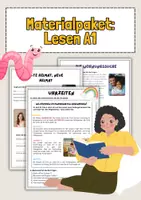 Vorschau - Arbeitsblätter - Materialpaket: Lesetexte: Lesetraining (DaF/ DaZ) - Deckblatt