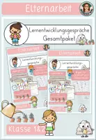 Vorschau - Arbeitsblätter - Lernentwicklungsgespräche Klasse 1/2 Paket - LEG / SEL - Deckblatt
