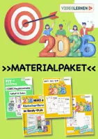 Vorschau - Stundenentwürfe - Neues Jahr 2026 🎁 Materialpaket • Reflexion Basteln persönliche Entwicklung - Deckblatt