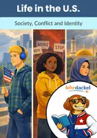 Vorschau - Arbeitsblätter - Life in the U.S. – Society, Conflict & Identity - Deckblatt