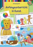 Vorschau - Arbeitsblätter - Kunst Klasse 1, Anfangsunterricht in der Grundschule, Materialpaket - Deckblatt