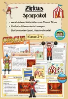 Vorschau - Stundenentwürfe - Zirkus - Sparpaket (Klasse 2-4) - Deckblatt