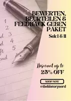 Vorschau - Fördermaterial/Inklusion - Materialpaket: Bewerten, Beurteilen & Feedback geben - Deckblatt