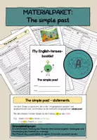 Vorschau - Arbeitsblätter - Materialpaket simple past - Deckblatt