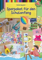 Vorschau - Mal- und Bastelvorlagen - Sparpaket für den Schulanfang, Grundschule, Materialpaket - Deckblatt