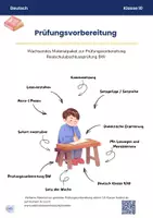 Vorschau - Unterrichtsreihen - Deutsch Klasse 10 – Prüfungsvorbereitung komplett (Realschule BW) - Deckblatt