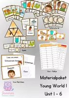 Vorschau - Spiele - Materialpaket - Young World 1 - Unit 1 - 6 - Deckblatt