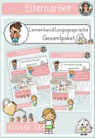 Vorschau - Arbeitsblätter - Lernentwicklungsgespräche Klasse 3/4 Paket - LEG / SEL - Deckblatt