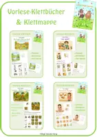 Vorschau - Fördermaterial/Inklusion - Vorlese-Klettbücher (Paket 3) - Deckblatt