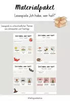 Vorschau - Spiele - Lesespiele "Ich habe, wer hat?" - wachsendes Materialpaket - Deckblatt