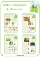 Vorschau - Fördermaterial/Inklusion - Vorlese-Klettbücher (Paket 1) - Deckblatt