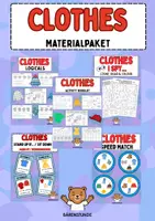 Vorschau - Arbeitsblätter - Clothes: Materialpaket (Englisch Grundschule) - Deckblatt