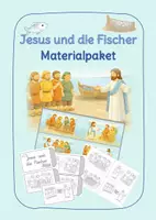 Vorschau - Arbeitsblätter - Jesus und die Fischer - Materialpaket - Deckblatt