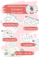 Vorschau - Arbeitsblätter - Buchstabeneinführung S - Materialpaket - Deckblatt