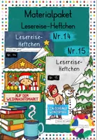 Vorschau - Arbeitsblätter - Materialpaket Lesereise-Heftchen Nr. 14 + Nr. 15 - Deckblatt