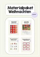 Vorschau - Fördermaterial/Inklusion - Weihnachten Materialpaket - Deckblatt