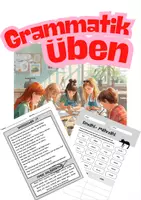 Vorschau - Arbeitsblätter - Grammatik üben - Deckblatt