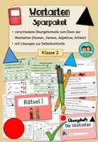Vorschau - Spiele - Wortarten - Sparpaket (Klasse 2) - Deckblatt