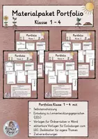 Vorschau - Arbeitsblätter - Gesamtpaket Meine Grundschulzeit - Portfolio Klasse 1-4 - Deckblatt