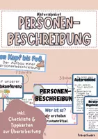 Vorschau - Unterrichtsreihen - Materialpaket Personenbeschreibung - Deckblatt