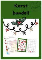 Voorbeeld - Materiaal pakket - kerst - Voorblad