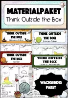 Vorschau - Arbeitsblätter - Materialpaket Wachsendes Paket Deutsch Think outside the box - Deckblatt