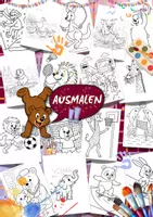 Vorschau - Spiele - Wachsende Sammlung: AUSMALBILDER mit TIEREN - Deckblatt