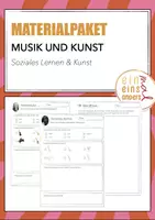 Vorschau - Arbeitsblätter - Materialpaket - Musik und Kunst wirkungsvoll vereint - Deckblatt