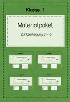 Vorschau - Stundenentwürfe - Materialpaket Zahlzerlegung 3 - 6 - Deckblatt
