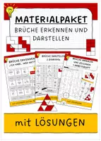 Vorschau - Spiele - Materialpaket: Brüche erkennen und darstellen - Deckblatt