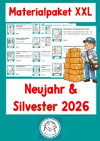 Vorschau - Arbeitsblätter - Bundle: Neujahr & Silvester - Deckblatt