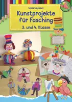 Vorschau - Spiele - Kunst Fasching, 3. und 4. Klasse, Grundschule, Materialpaket - Deckblatt