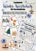 Vorschau - Spiele - Winter-Wortschatzpaket | Sprachspiele & Lernkarten für Kindergarten und Vorschule - Deckblatt