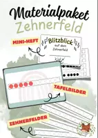 Vorschau - Arbeitsblätter - Materialpaket: Zehnerfeld Blitzblick Klasse 1 - Deckblatt