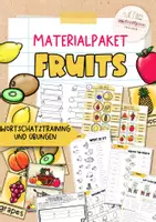 Vorschau - Arbeitsblätter - Fruits | Komplettpaket Englisch | Bildkarten, Vokabeln, Spiele & Arbeitsblätter (Klasse 5–6) - Deckblatt
