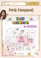 Vista previa - Manualidades / Dibujos para colorear - Recursos de Carnaval - Paquete de materiales - Portada