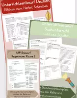 Vorschau - Stundenentwürfe - Materialpaket Unterrichtsentwürfe & UPP - Deckblatt