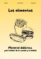 Vorschau - Arbeitsblätter - Los alimentos – Materialpaket - Deckblatt