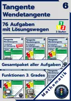 Vorschau - Arbeitsblätter - Wendetangente | 76 Aufgaben + Lösungen - GÜNSTIG KAUFEN - Deckblatt