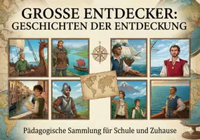 Vorschau - Arbeitsblätter - Die großen Entdecker – Mega-Sparpaket: 7 Abenteurer, die die Welt veränderten - Deckblatt