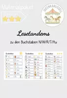 Vorschau - Spiele - Materialpaket Tandemlesen - Deckblatt